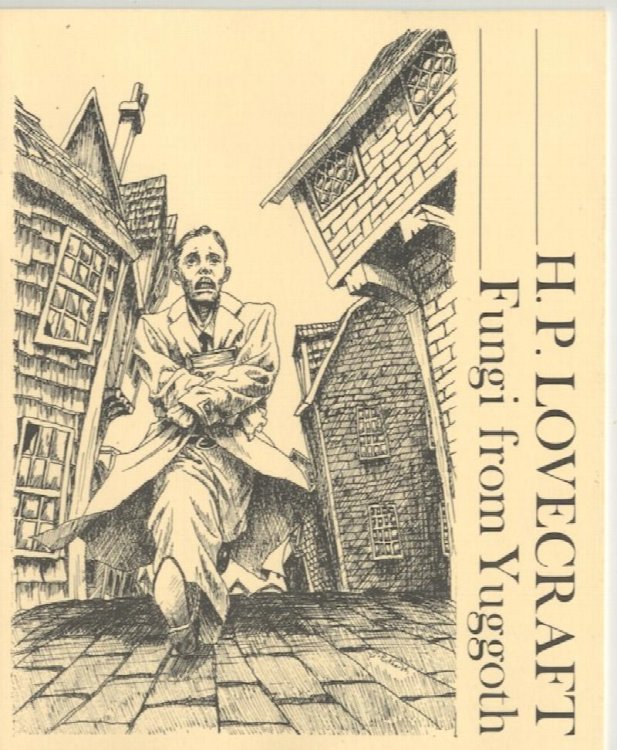 FUNGI FROM YUGGOTH. 1987. 4th printing. Tan covers*