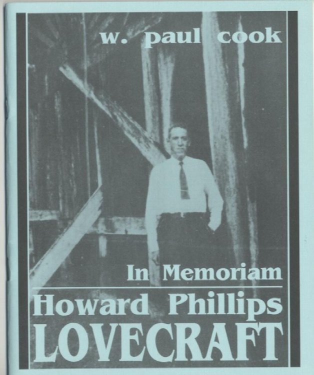 IN MEMORIAM: HOWARD PHILLIPS LOVECRAFT.