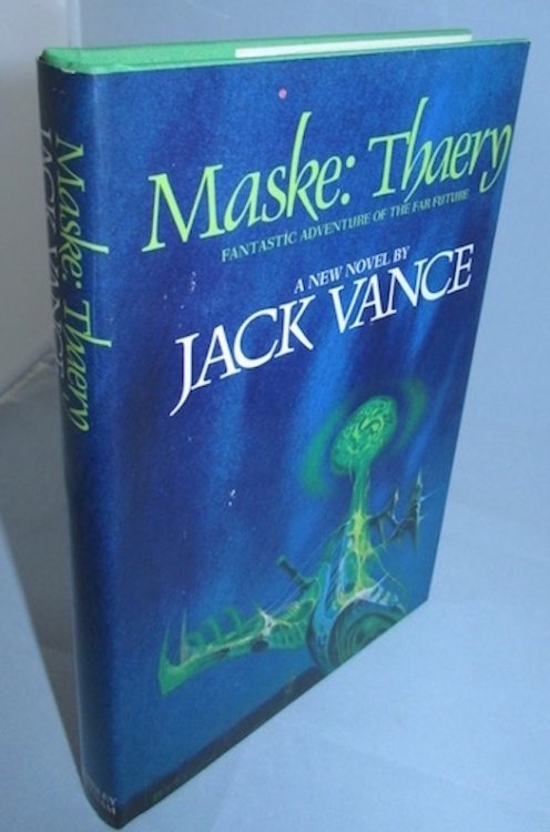 MASKE: THAERY. Macmillan, 1976. First Edition. Richard Powers cover art.