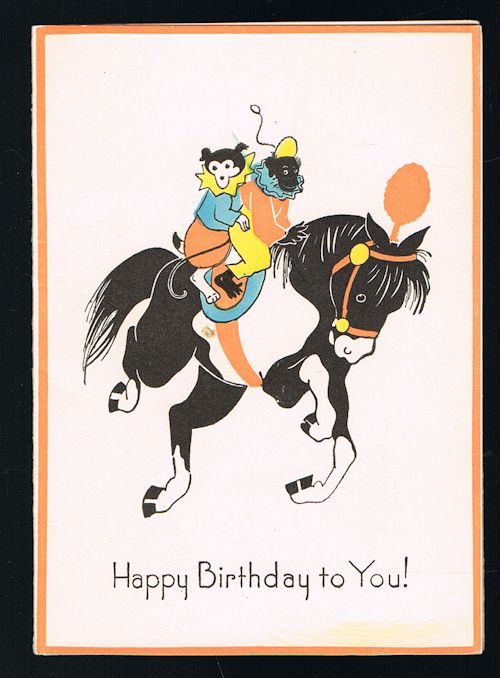 Birthday Greetings Card - Circus