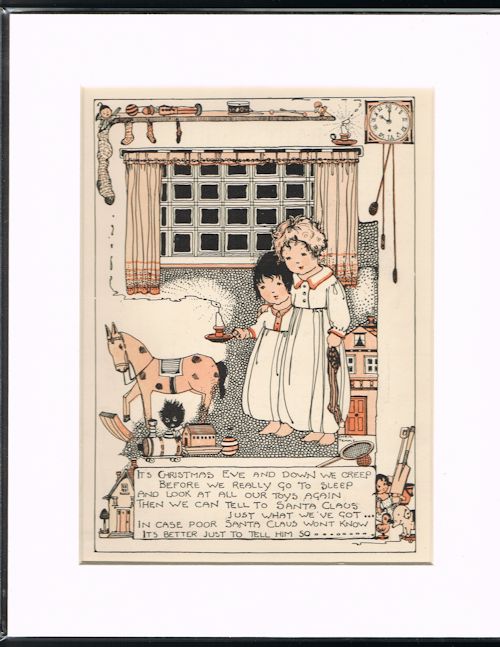 Christmas Eve (Mounted Illustration from The Wonder Book)