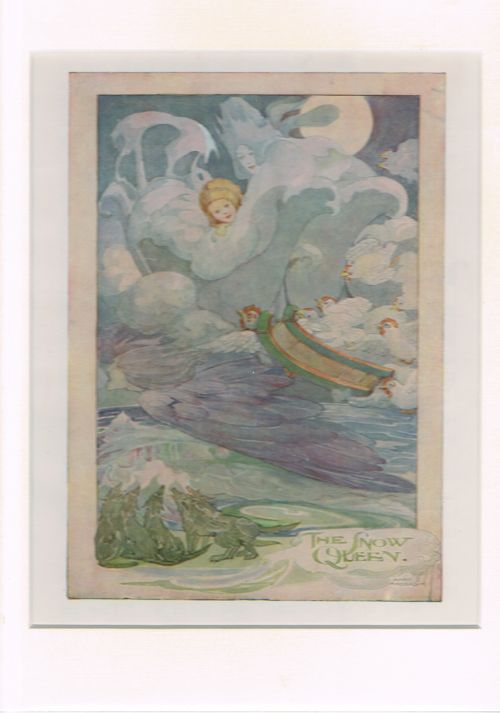 The Snow Queen (Mounted Illustration from The Anne Anderson Picture Book)