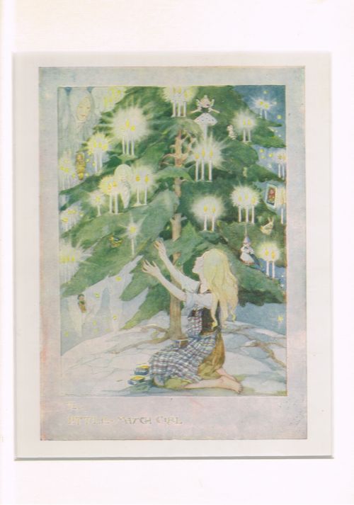 The Little Match Girl (Mounted Illustration from The Anne Anderson Picture Book)