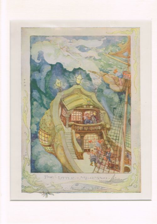 The Little Mermaid (Mounted Illustration from The Anne Anderson Picture Book)