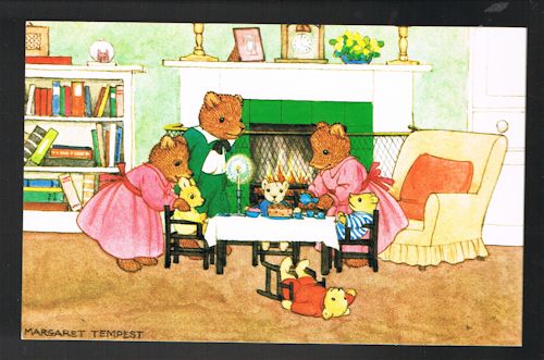 The Teddy Bears' Tea-Party Postcard