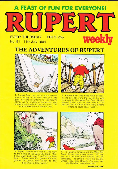 Rupert Weekly No.91 (11th July 1984)