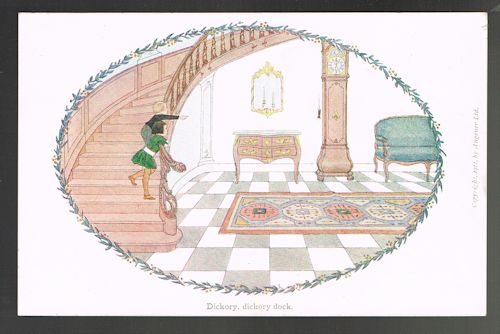 Dickory Dickory Dock Postcard
