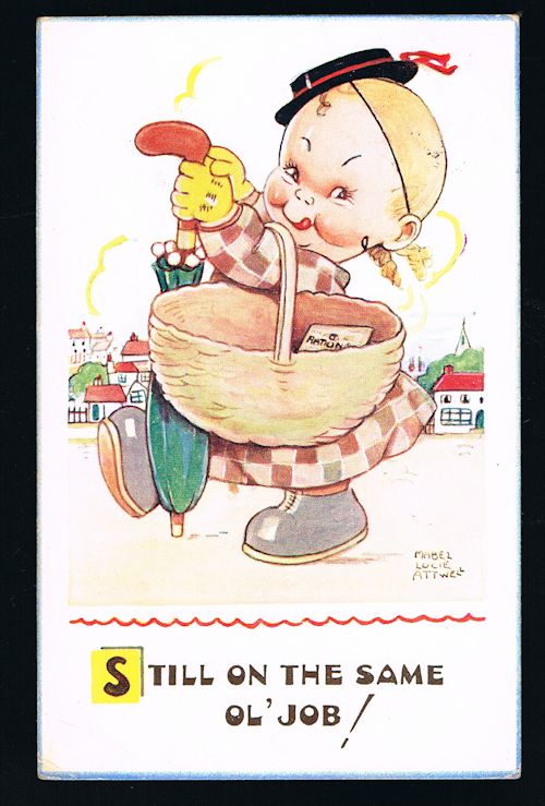 Still on the Same Ol' Job Postcard