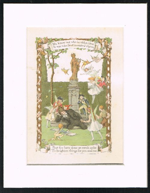 Invented Rhyme (Mounted Illustration from 'Another Book of Verses for Children')