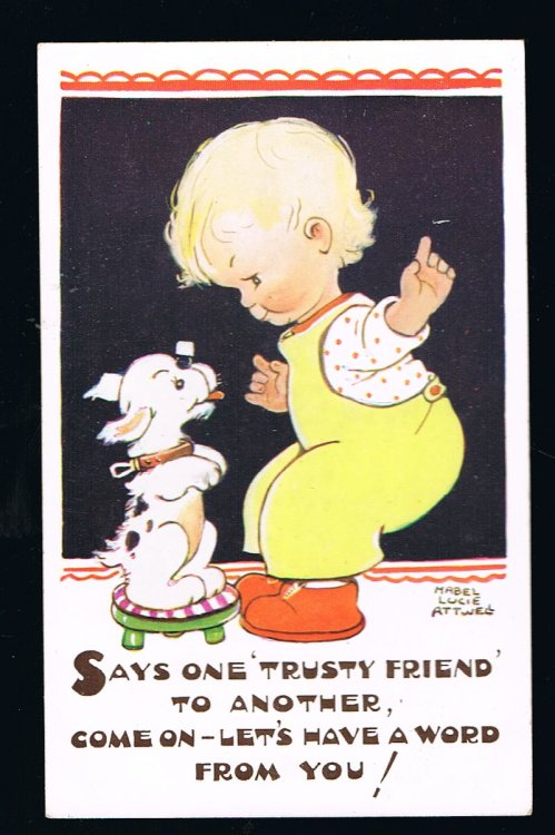 One Trusty Friend Postcard