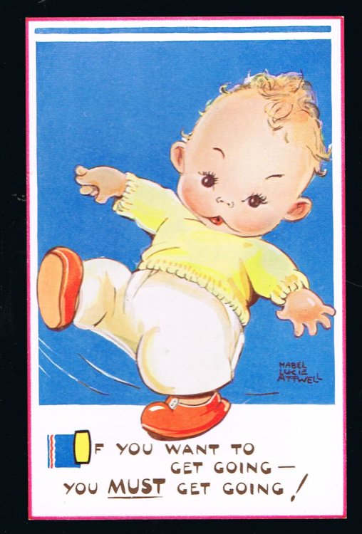 You Must Get Going Postcard