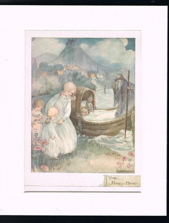 The Ferry Boat [Mounted Plate from The Sleepy-Song Book]