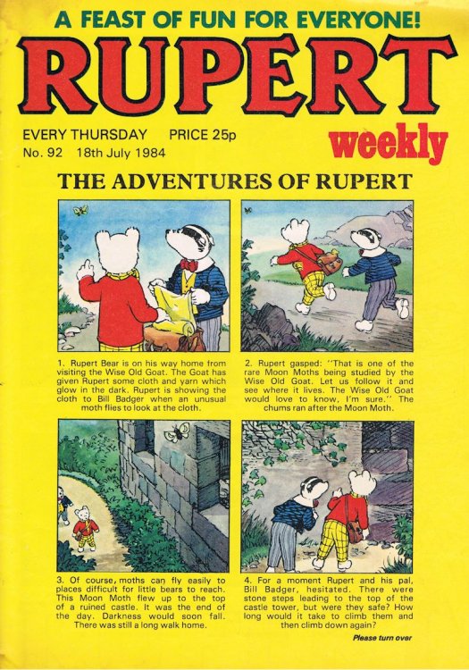 Rupert Weekly No.92 (18th July 1984)