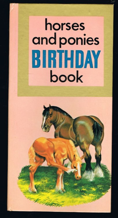 Horses and Ponies Birthday Book