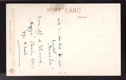 A Sylvan Melody Birthday Postcard - Magic of Childhood Series