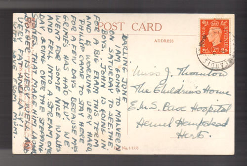 Little Boy Blue Postcard