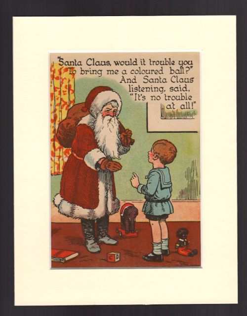 A Visit From Santa Claus [Mounted Illustation from High Jinks]
