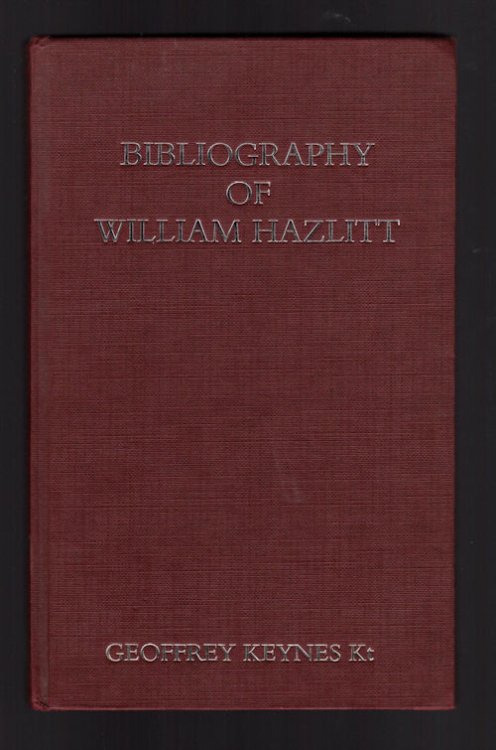 Bibliography of William Hazlitt