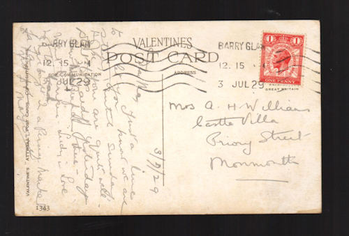 Trying to Catch the Male Postcard