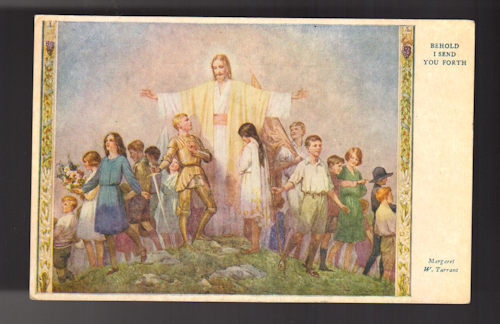Behold I Send You Forth Postcard
