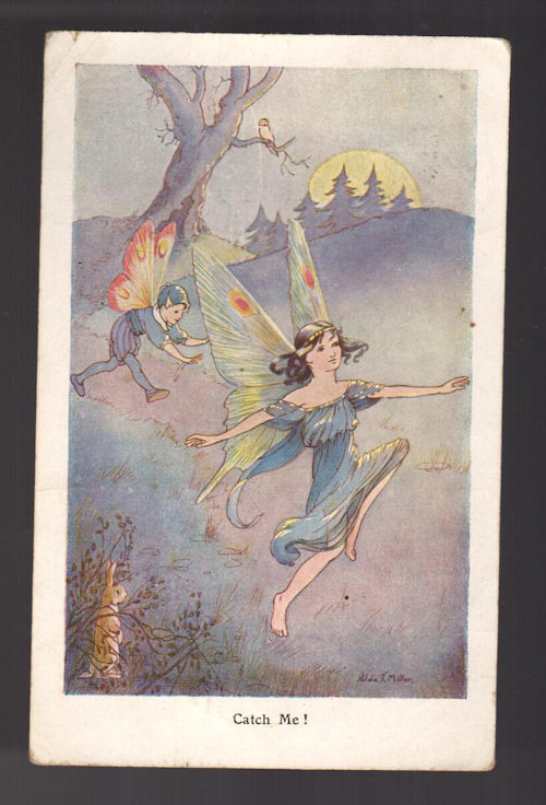 Catch Me Fairy Postcard