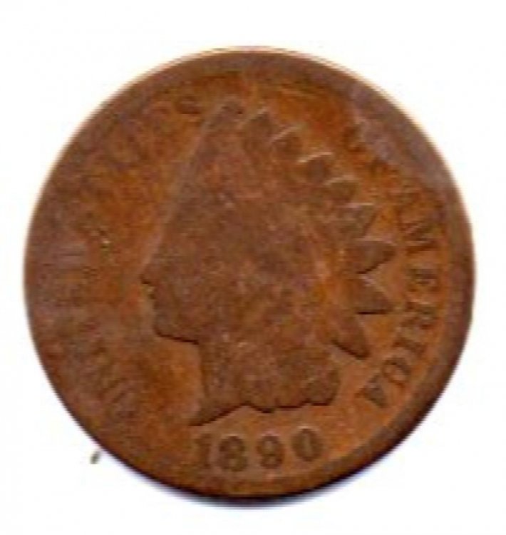 1890 P Indian Head Cent