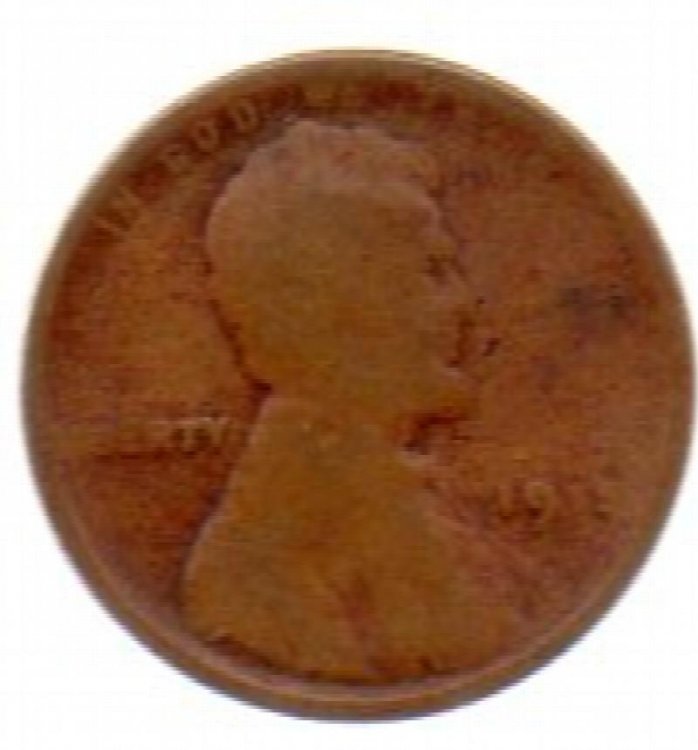 1915 P Lincolin Wheat Cent