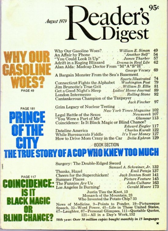 Reader's Digest Magazine December 1974