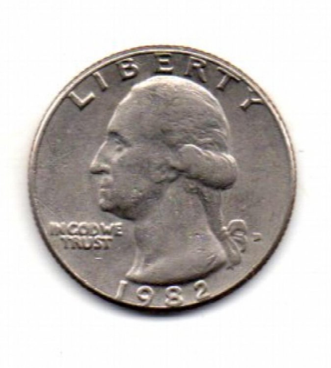 1982 D Washington Quarter