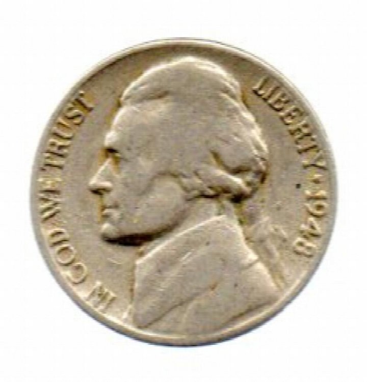 1948 D Jefferson Nickel