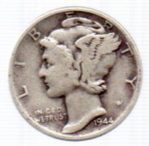 1944 Mercury Head Dime
