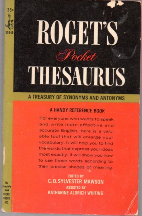 Roget's Pocket Thesaurus