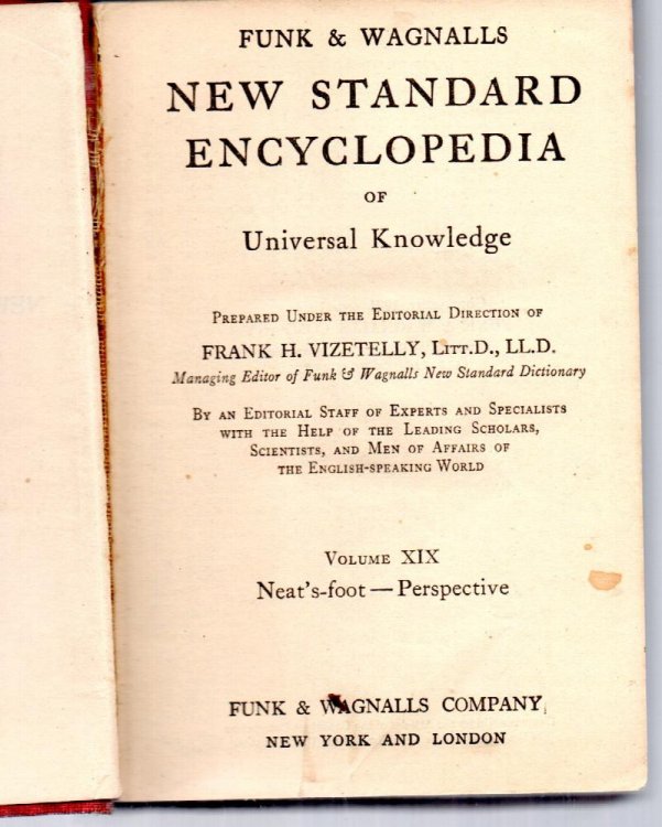 Funk & Wagnalls New Standard Encyclopedia Year Book For 1952