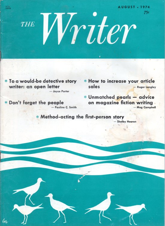 The Writer Magazine August 1974