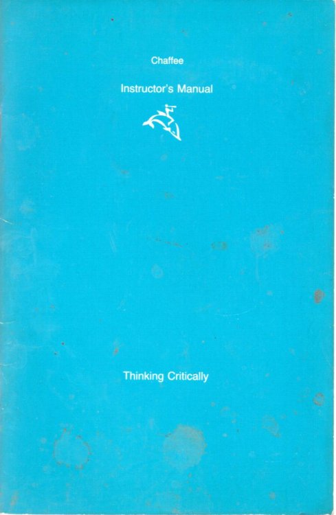 Instructor's Manual for Thinking Critically