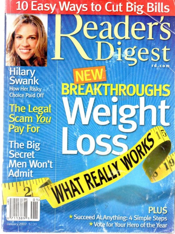 Reader's Digest Magazine January 2007