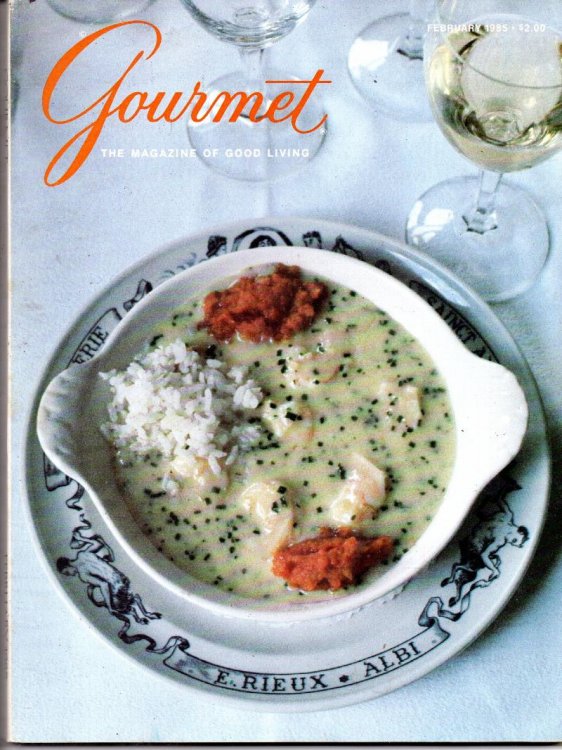 Gourmet Magazine February 1985