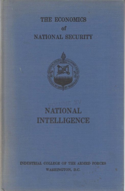 The Economics of National Security: National Intelligence