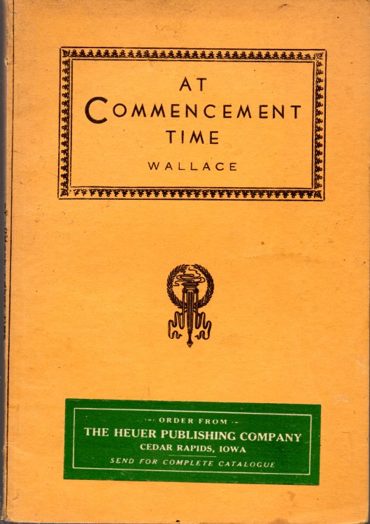 At Commencement Time (Bugbee's Popular Books series)