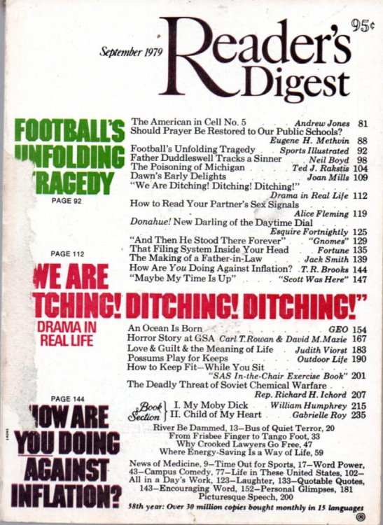 Reader's Digest Magazine September 1979