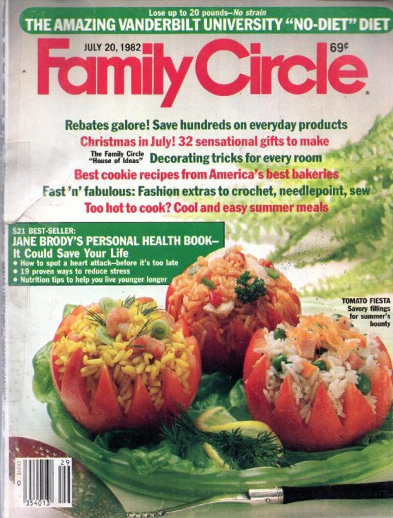 Family Circle Magazine July 20, 1982
