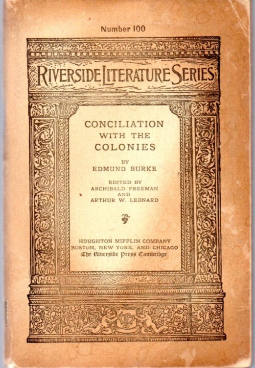 Conciliation With The Colonies