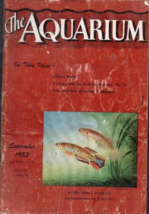 The Aquarium Magazine September 1953