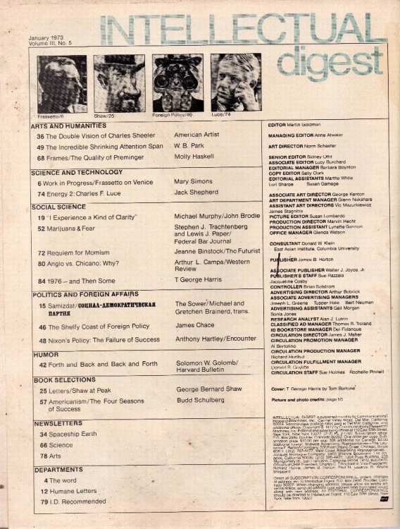 INTELLECTUAL DIGEST MAGAZINE