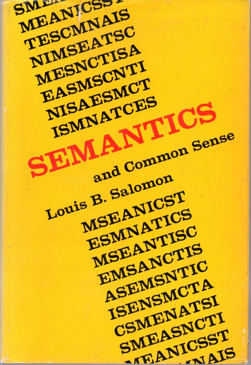 Semantics And Common Sense