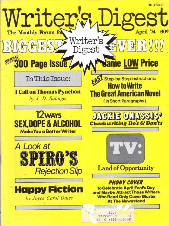 Writer's Digest Magazine - April 1974