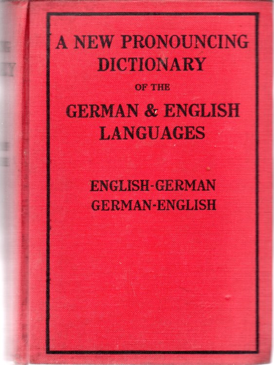 A New German-English Dictionary For General Use