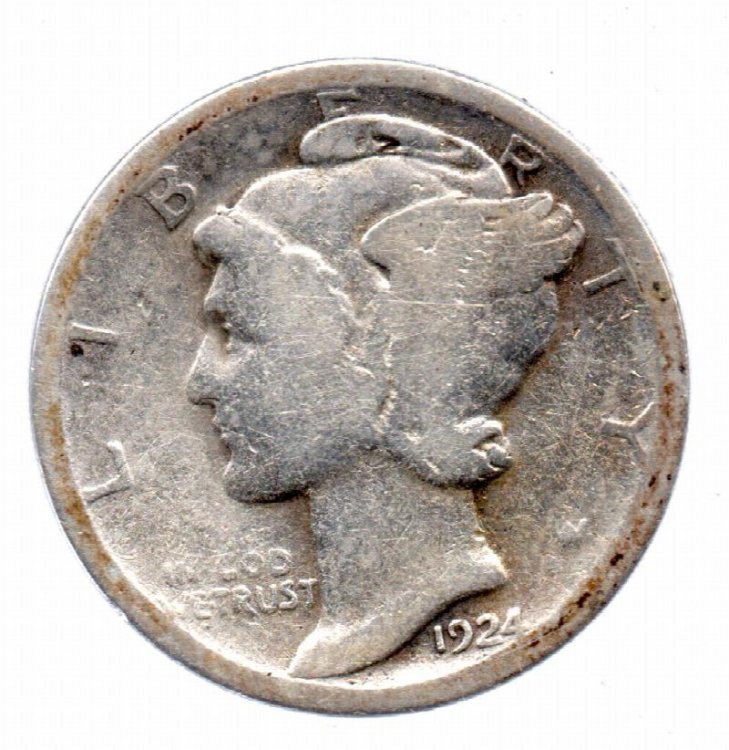 1924 Mercury Head Dime