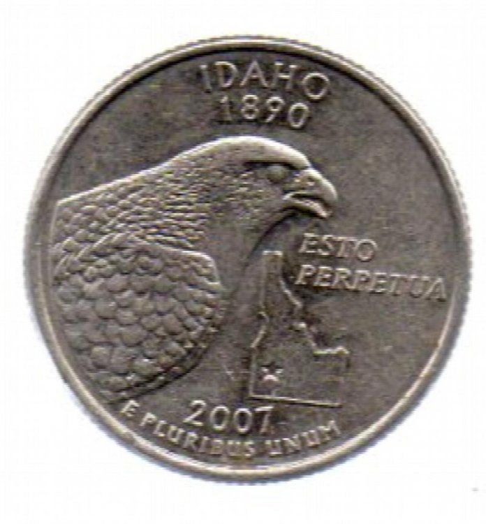 2007 D Washington Idaho State Quarter