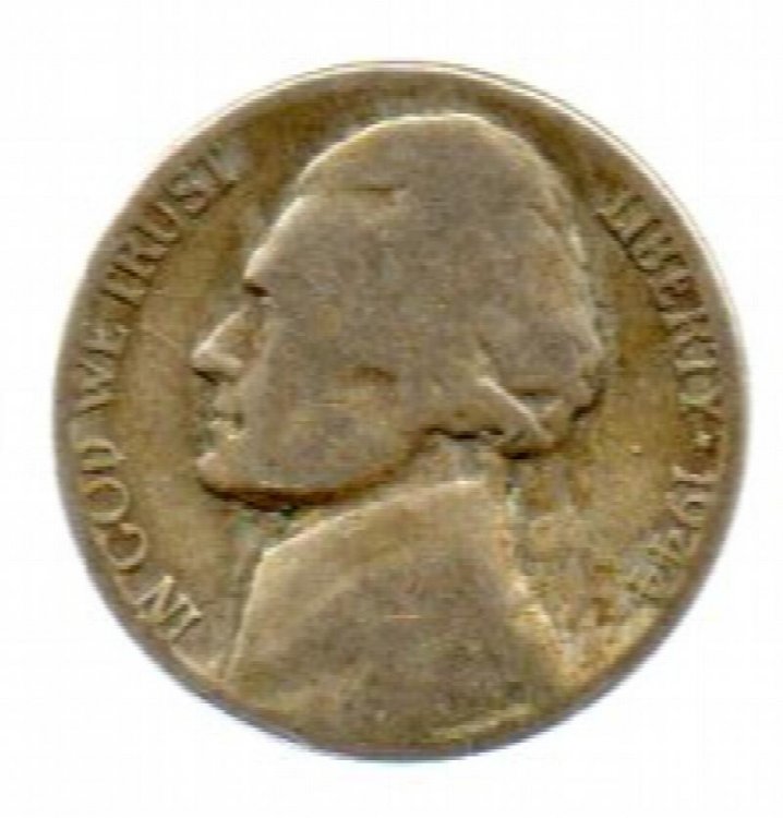 1944 P Jefferson Nickel